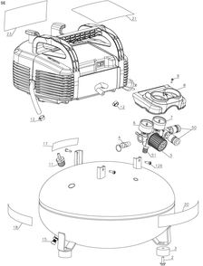 Part Location Diagram of N355879 DeWALT LABEL SPEC C2002 TYPE 9